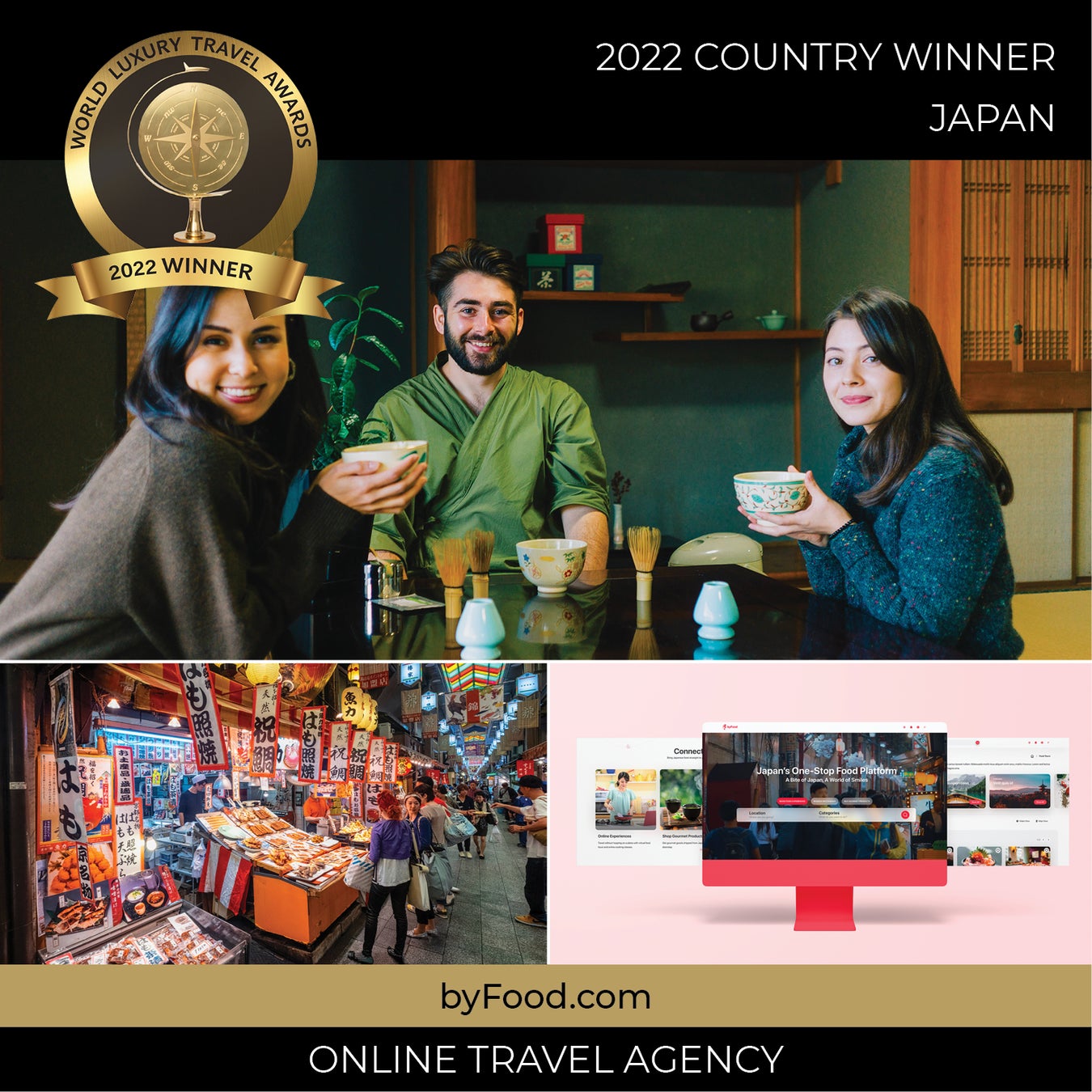 旅行業界のアカデミー賞「2022 World Luxury Travel Awards」online Travel Agency（ota部門