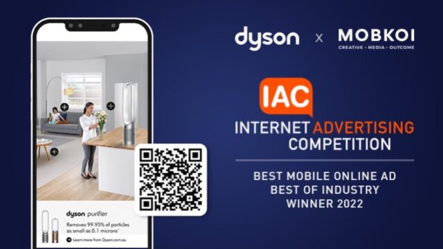 2022年4月、MOBKOI はIAC AwardsのBest Mobile Online Ad賞を受賞しました。のメイン画像
